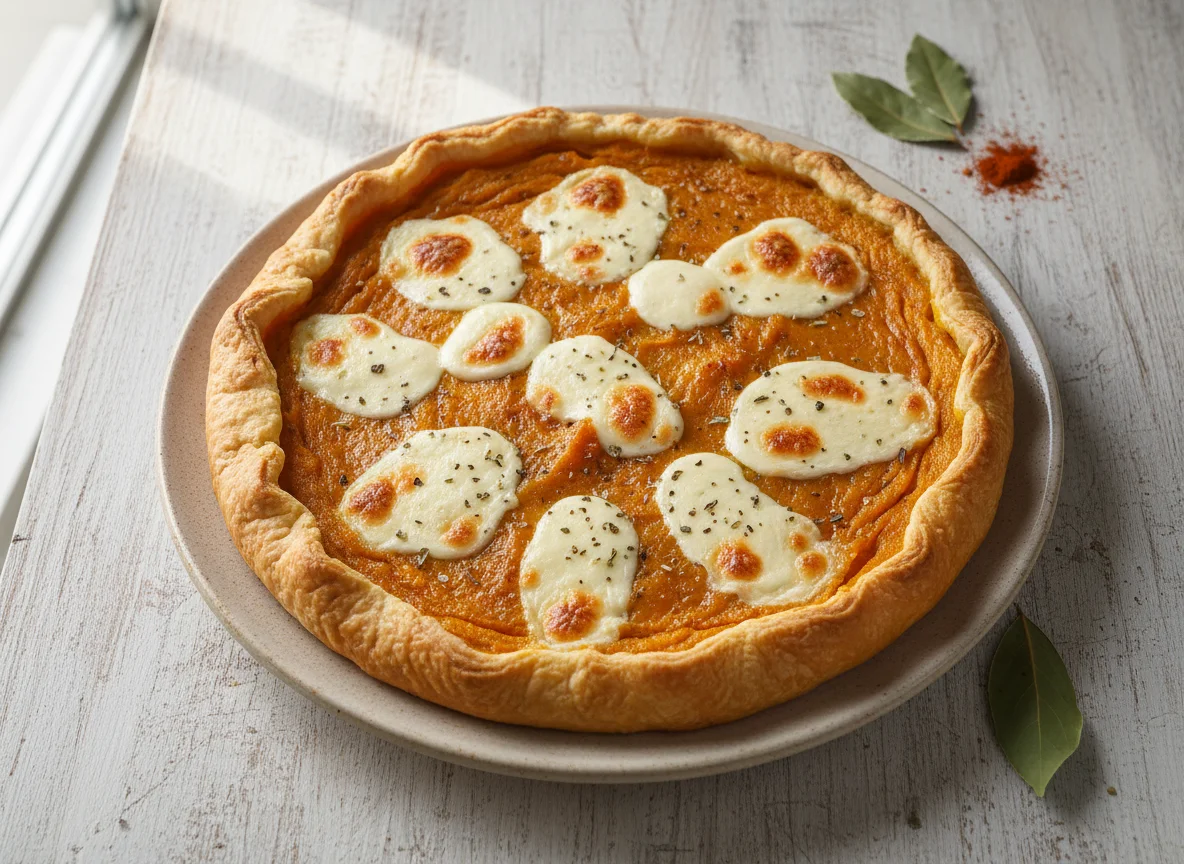 Tarta de calabaza y queso photo