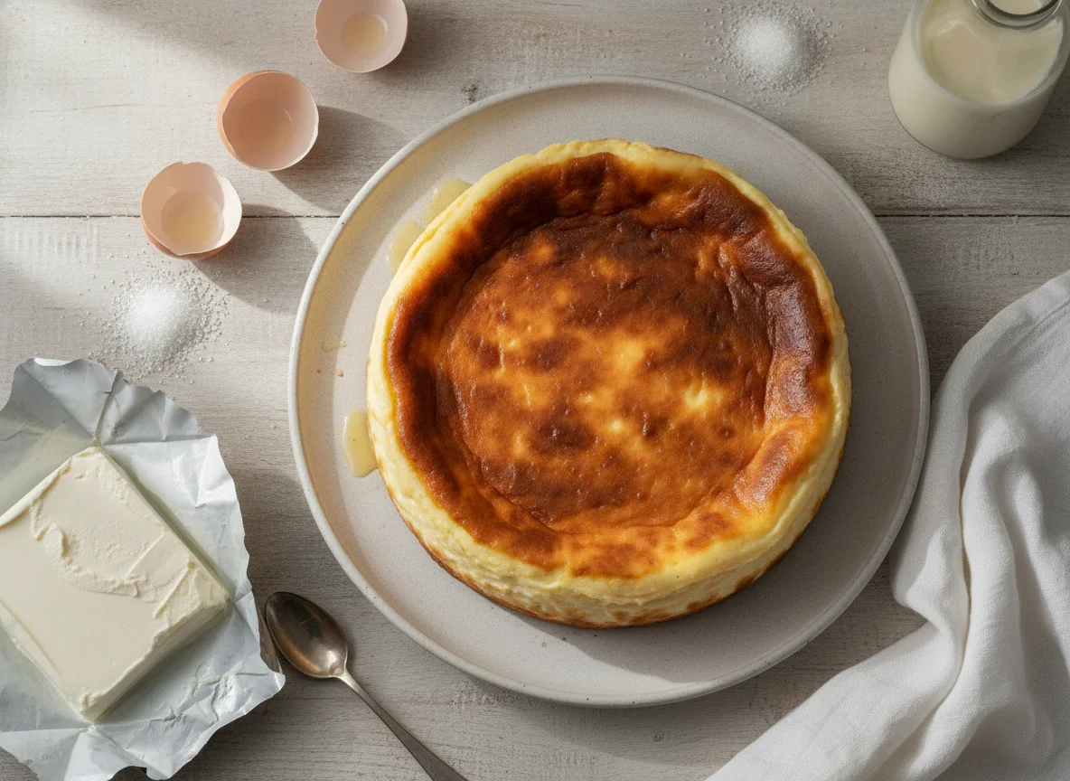 Tarta de queso cremosa photo