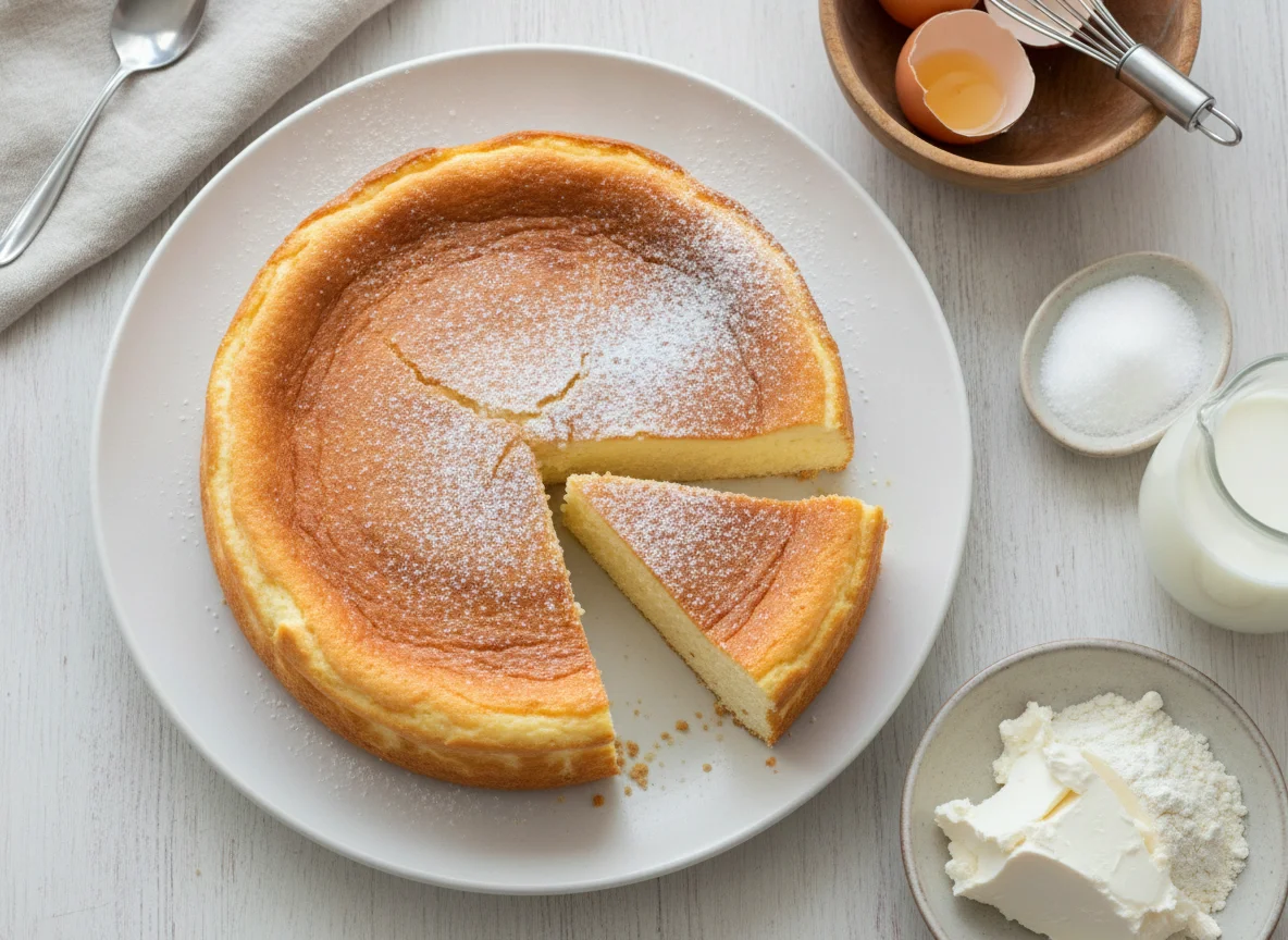 Tarta de queso japonesa photo