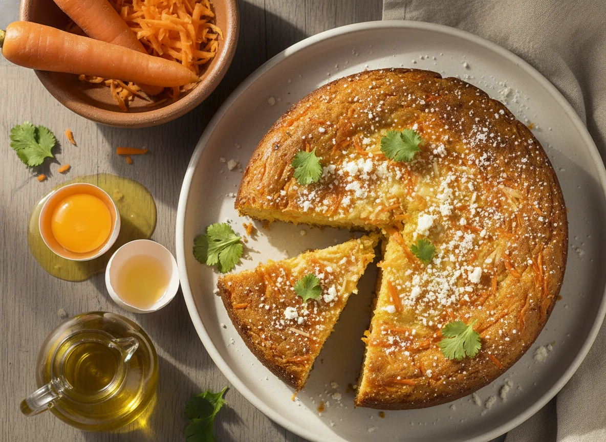 Tarta de zanahoria photo