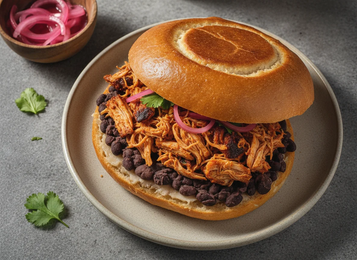 Torta de Cochinita Pibil photo