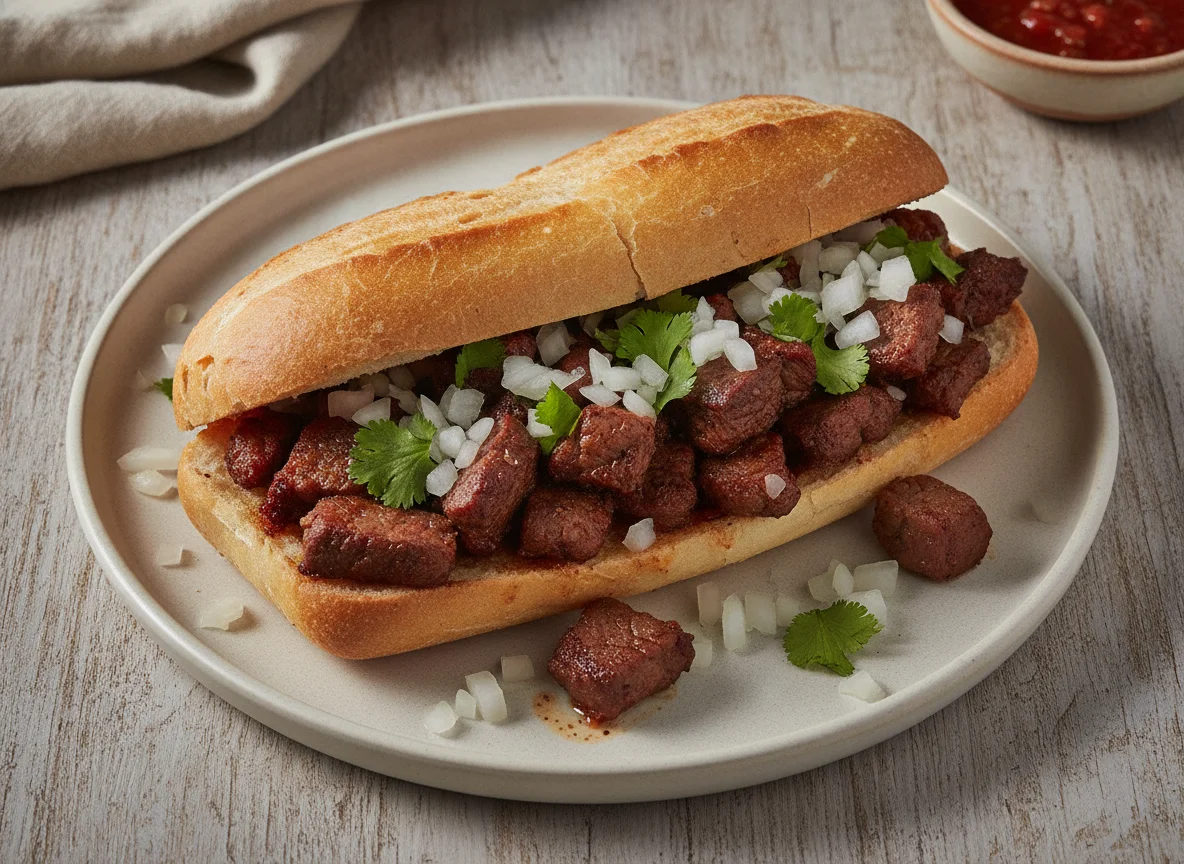 Torta de Suadero photo