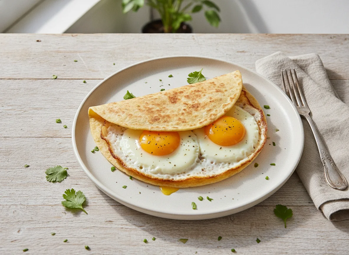 Tortilla con huevo photo