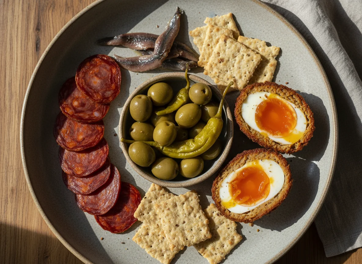Variado de tapas y pintxos photo