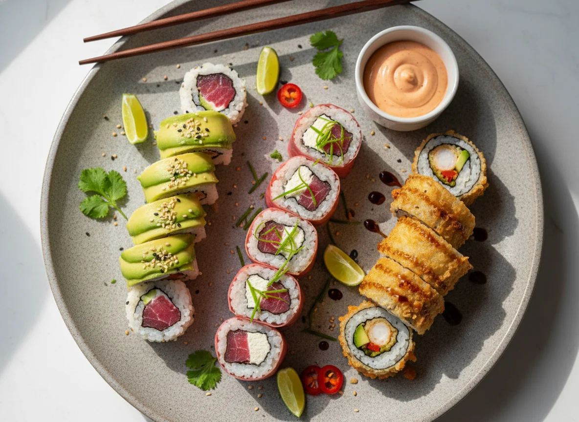 Variedad de Sushi photo