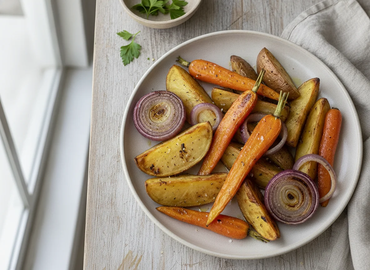 Verduras asadas photo