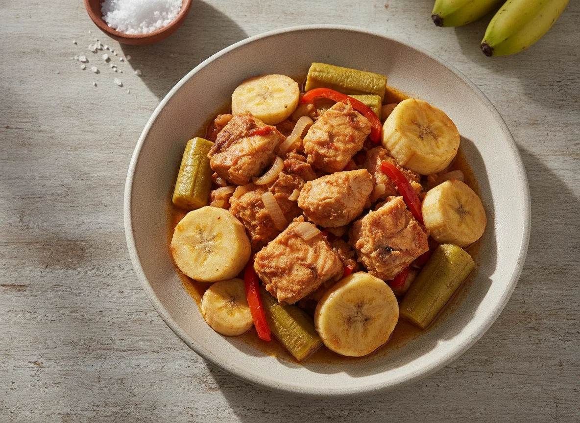 Víveres con Bacalao Guisado photo