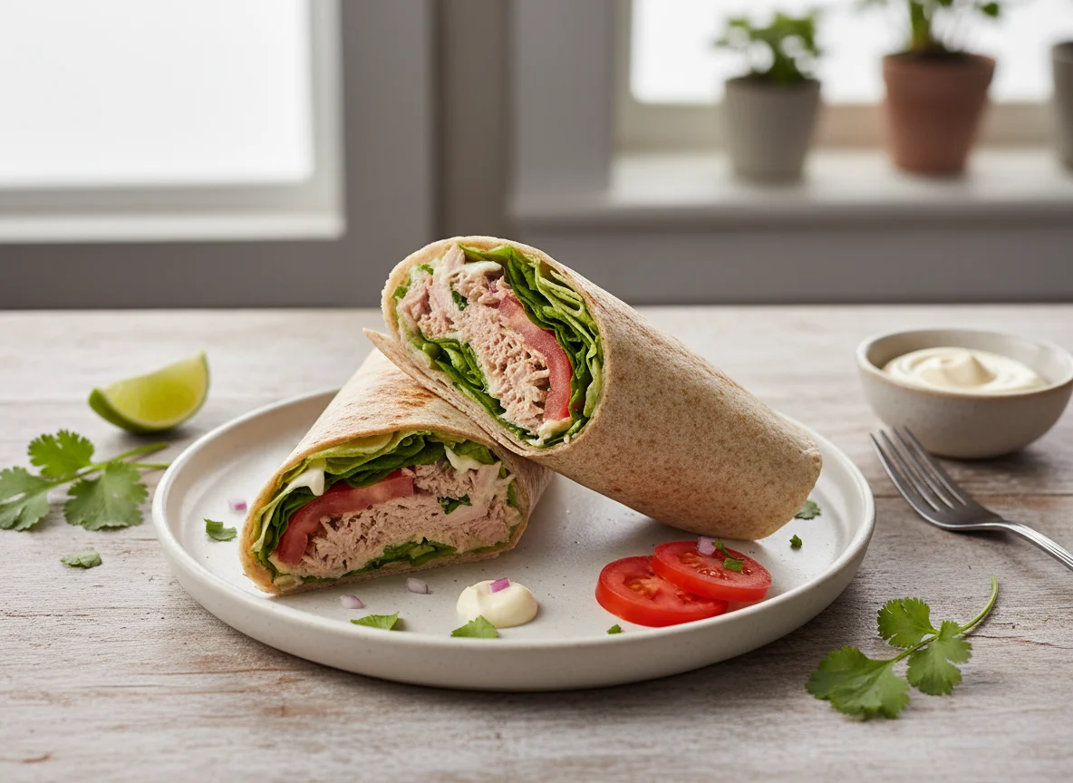 Wrap de atún photo
