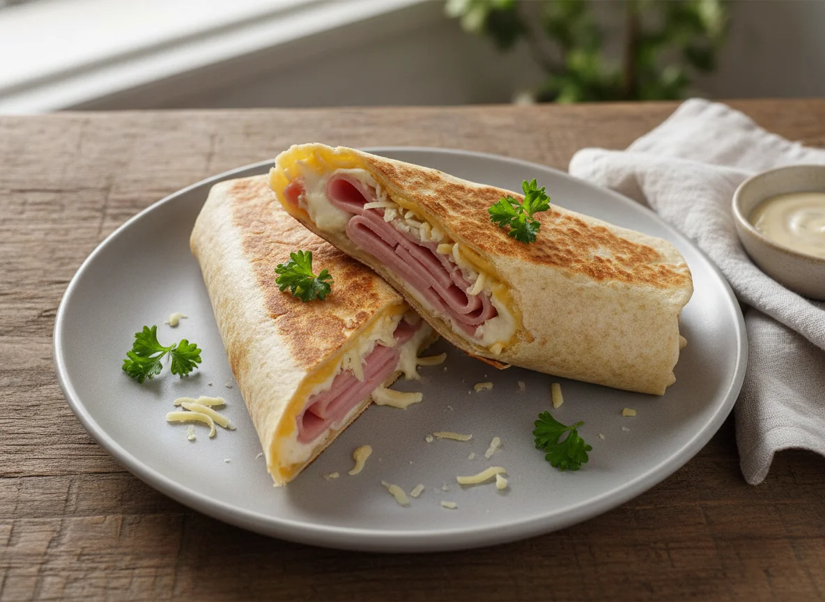 Wrap de jamón y queso photo