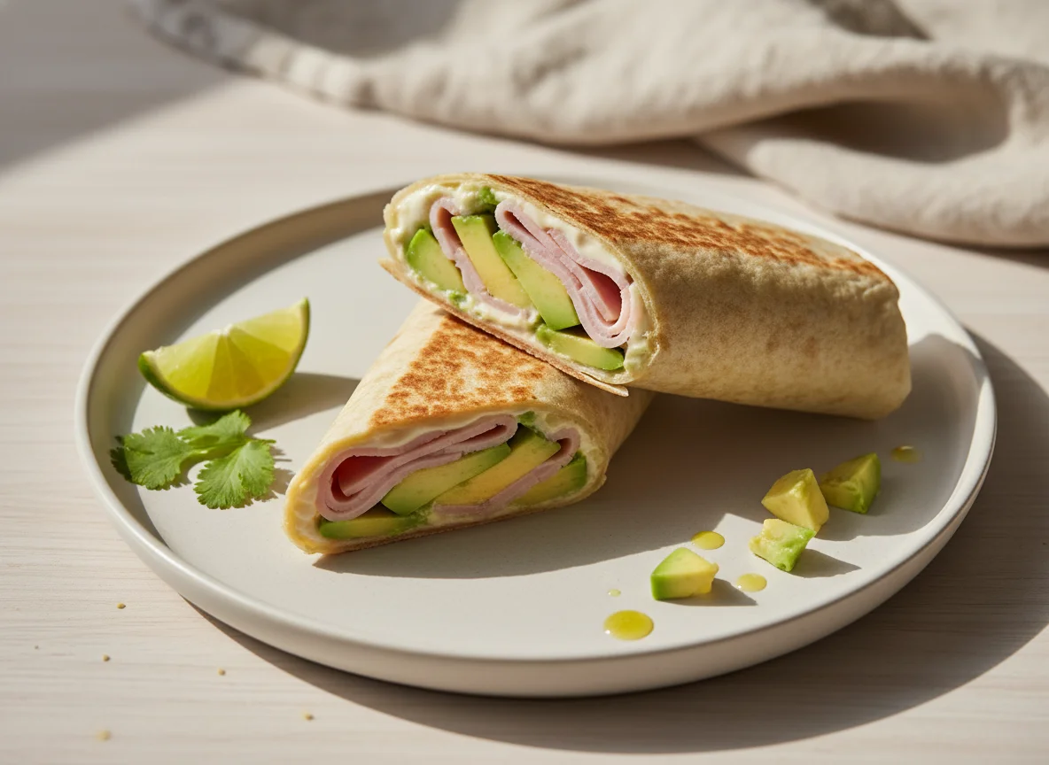 Wrap de palta y jamón photo