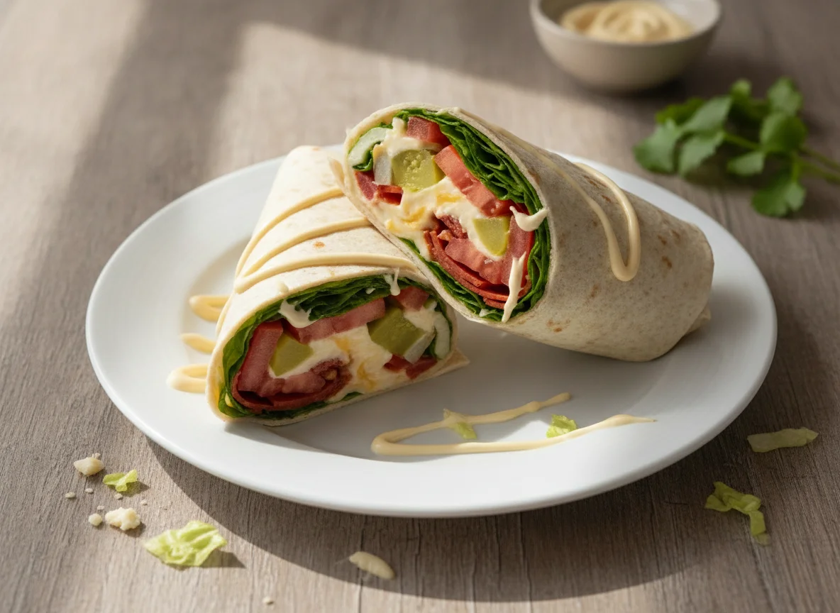 Wrap de Pepperoni y Vegetales photo