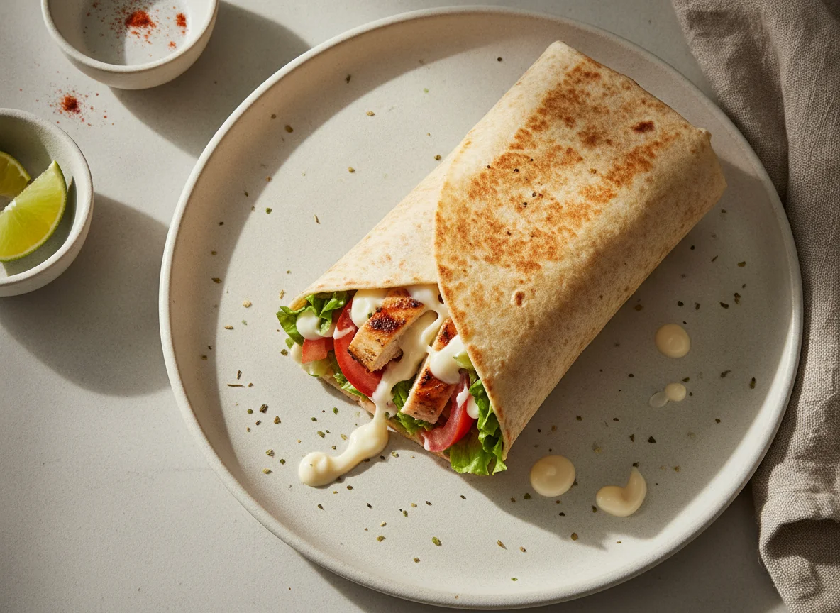 Wrap de pollo photo