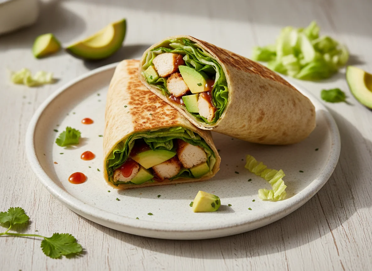 Wrap de pollo y palta photo