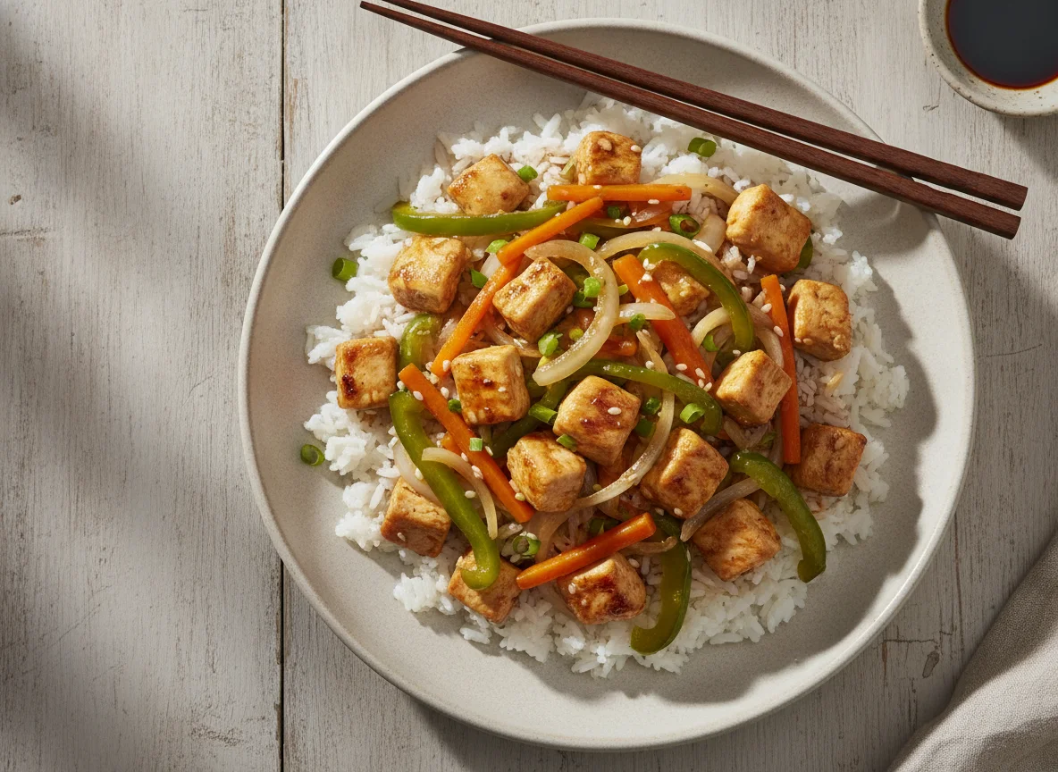 Arroz Chop Suey com Frango photo