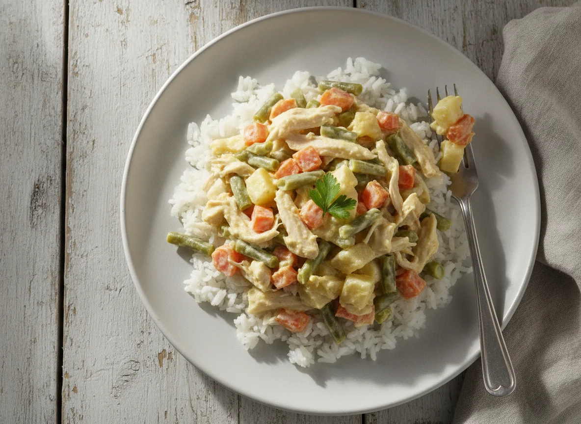 Arroz com Salpicão de Frango photo