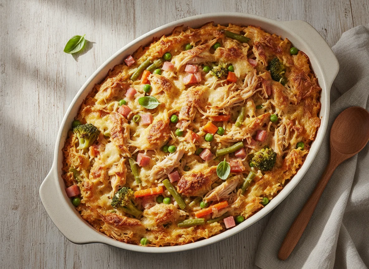 Arroz de Forno com Frango e Vegetais photo