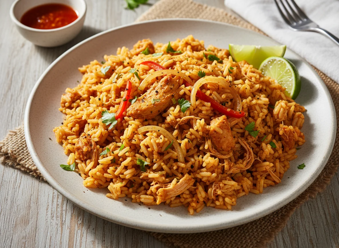 Arroz de frango photo