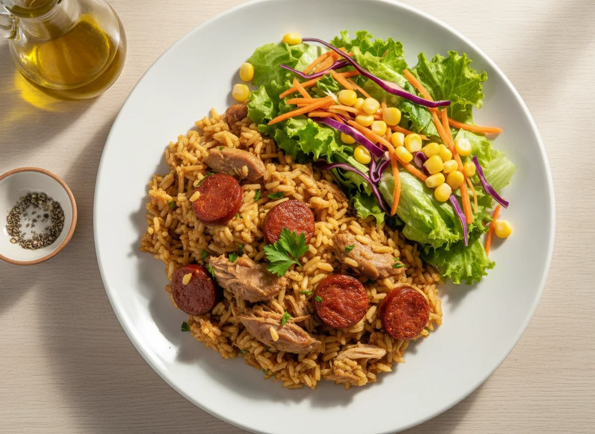 Arroz de Pato com Salada Mista photo