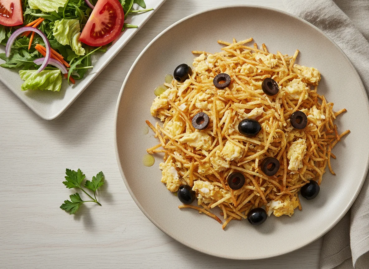 Bacalhau à Brás com Salada Mista photo