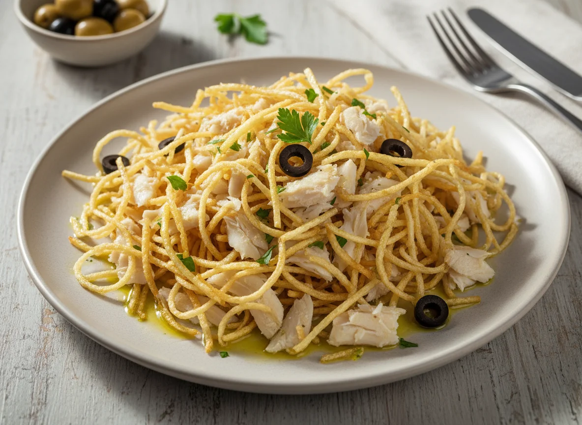 Bacalhau com Batata Palha photo