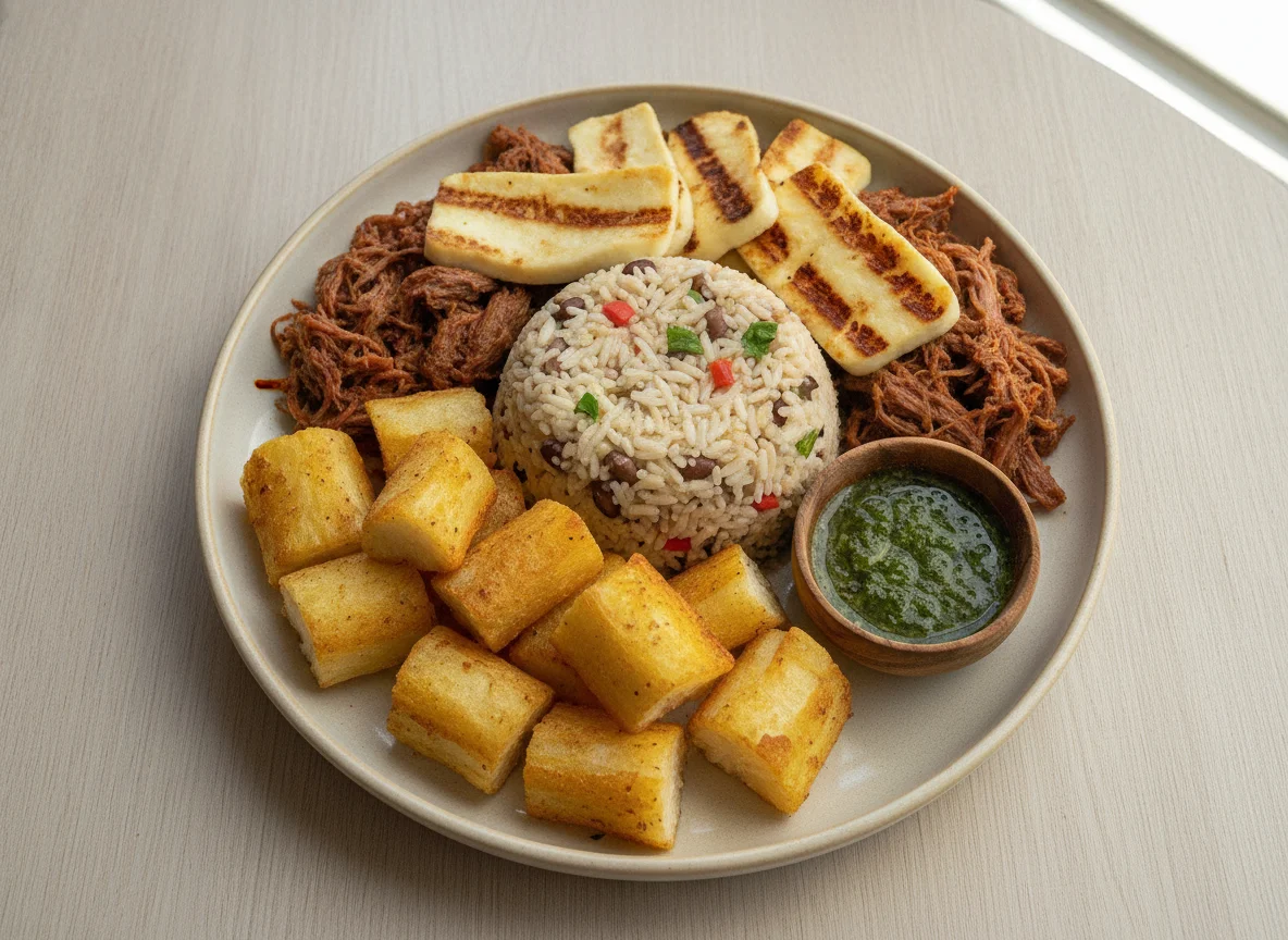 Baião de Dois com Carne de Sol e Macaxeira photo