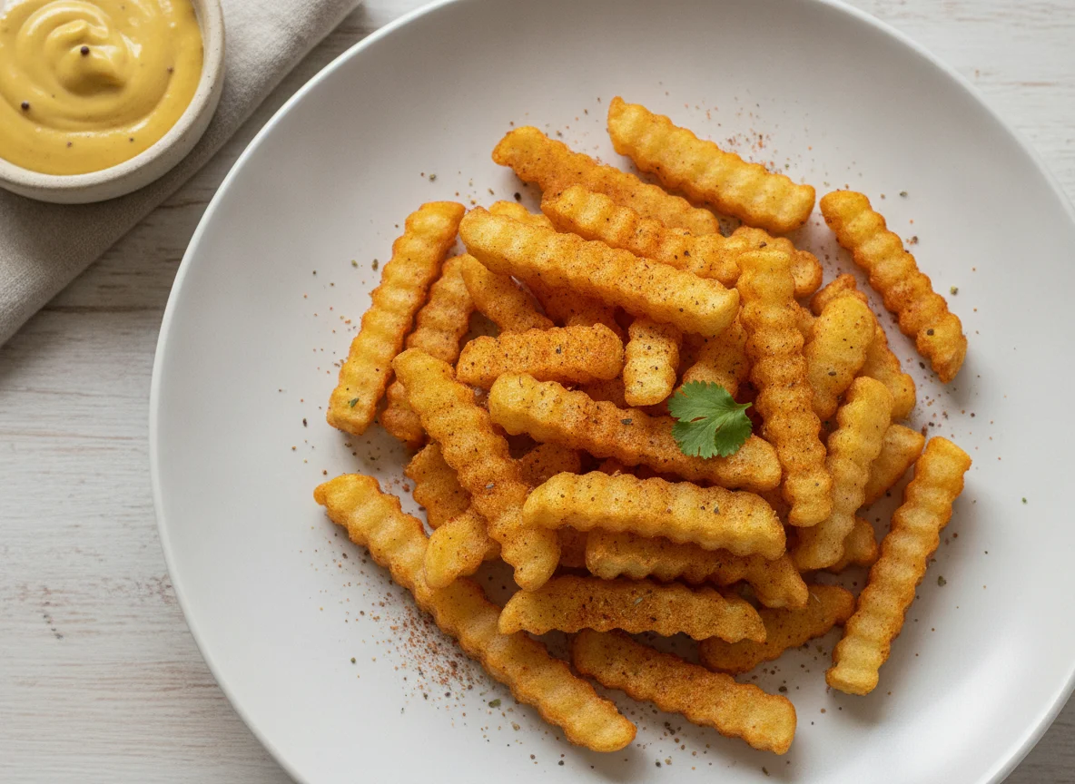 Batata Crinkles Individual com páprica photo