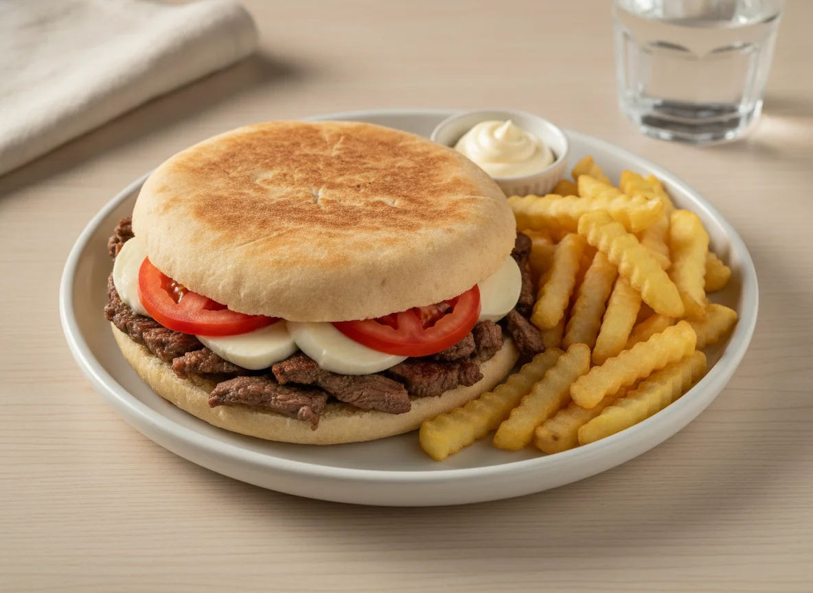 Beirute de Carne com Batata Frita photo