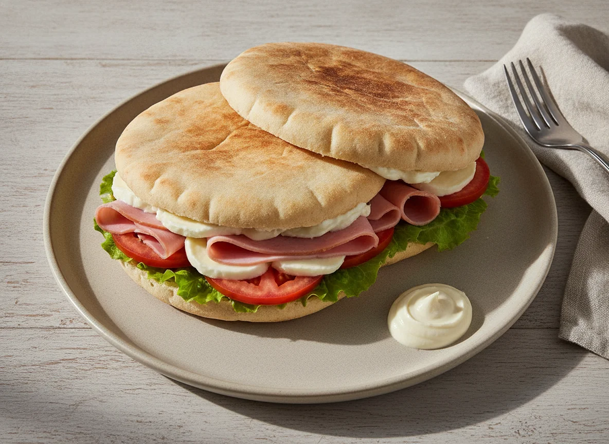 Beirute de Presunto e Queijo com Requeijão photo