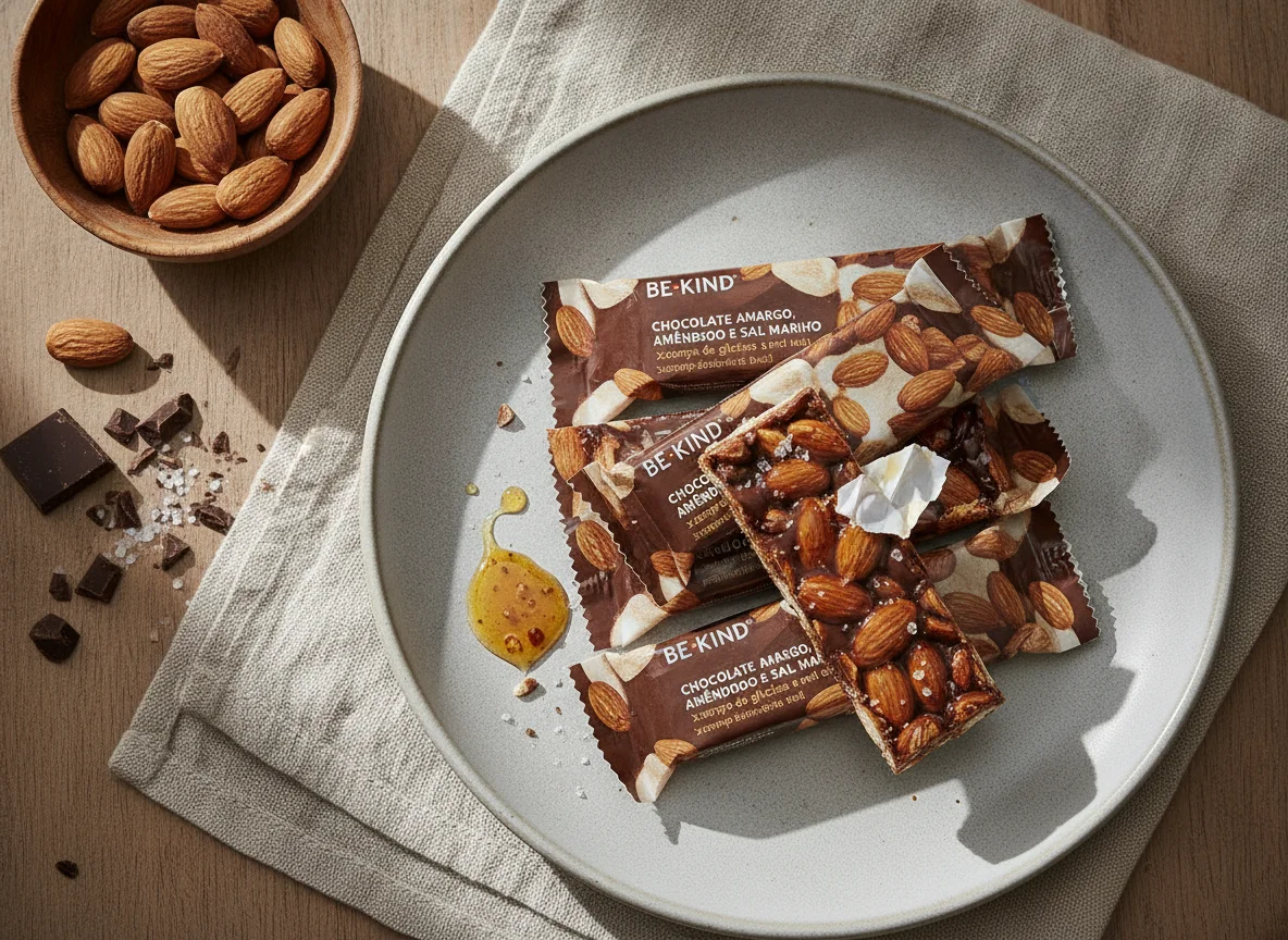 BE-KIND Minis Chocolate Amargo, Amêndoa e Sal Marinho photo