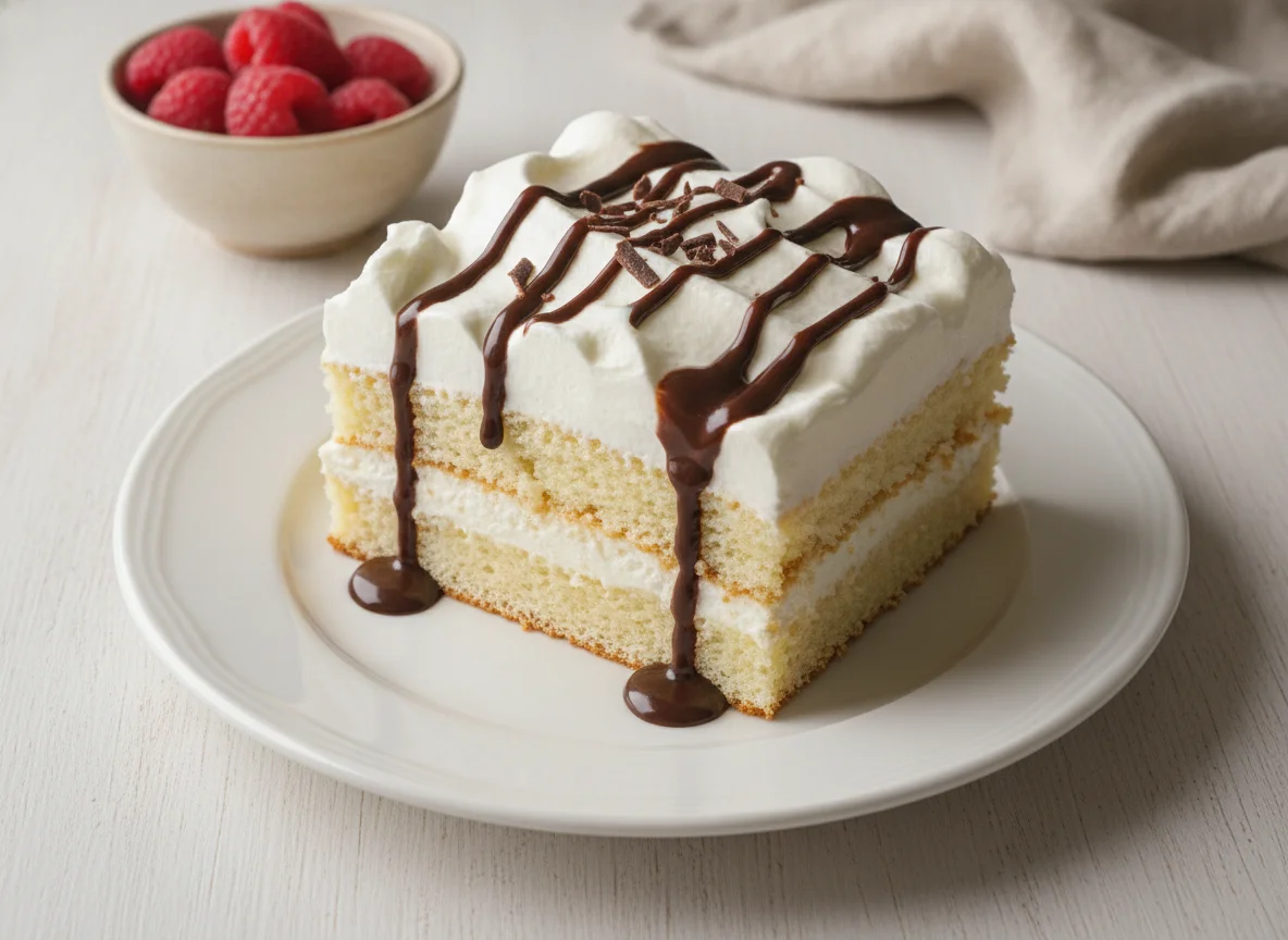 Bolo de Chocolate com Chantilly photo