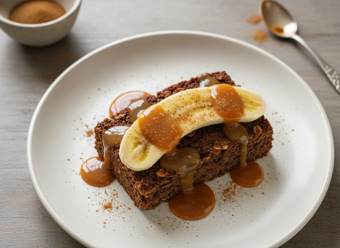 Bolo Fit com Banana e Doce de Leite photo