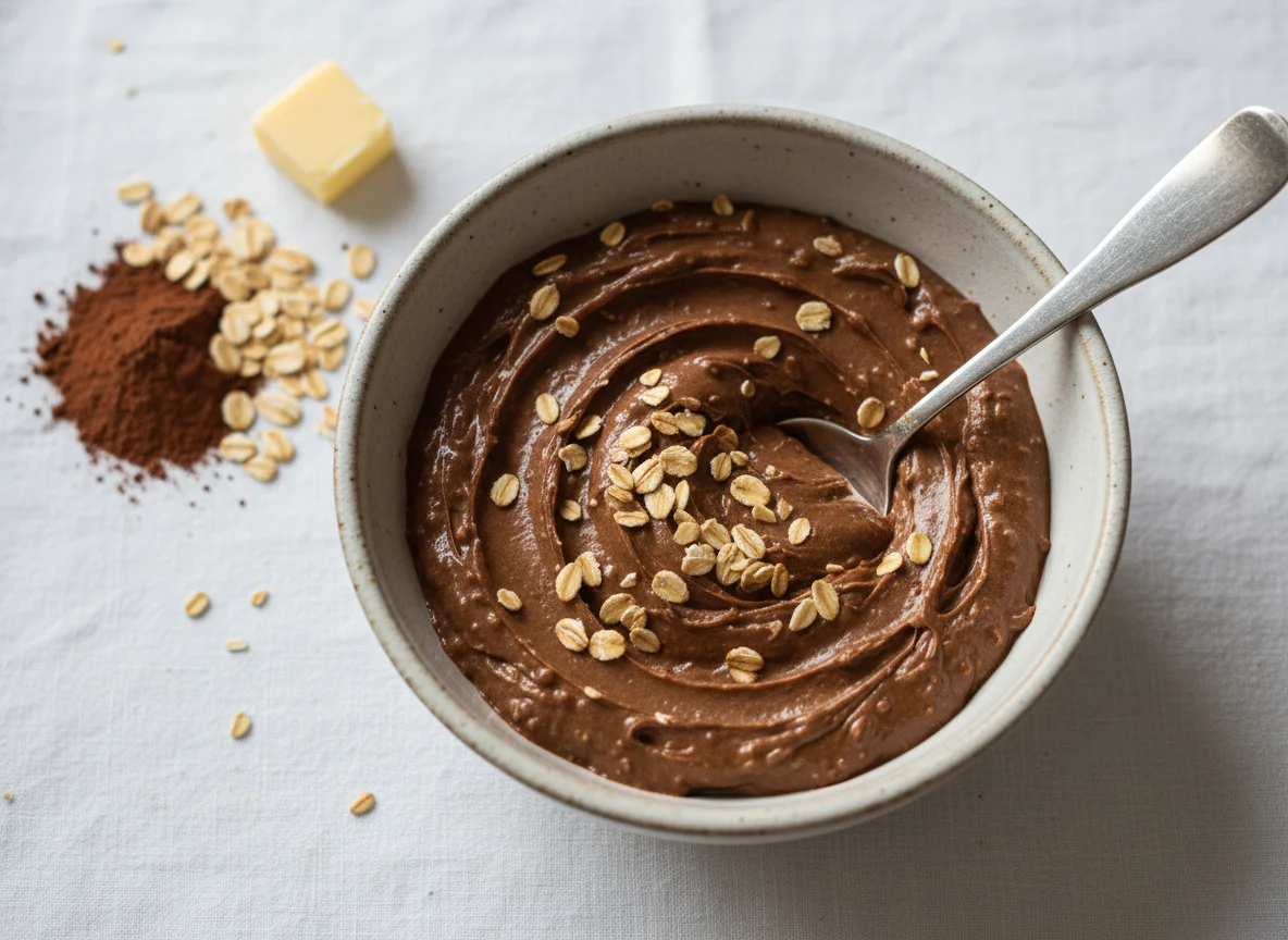 Brigadeiro de colher com aveia photo