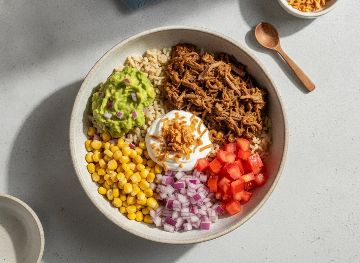 Burrito Bowl de Carne Desfiada photo