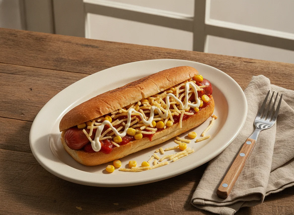 Cachorro Quente Prensado photo