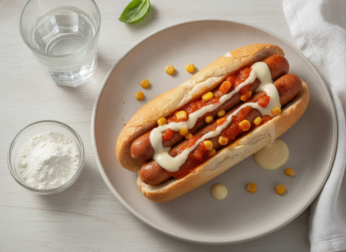 Cachorro-quente com Whey de Baunilha photo