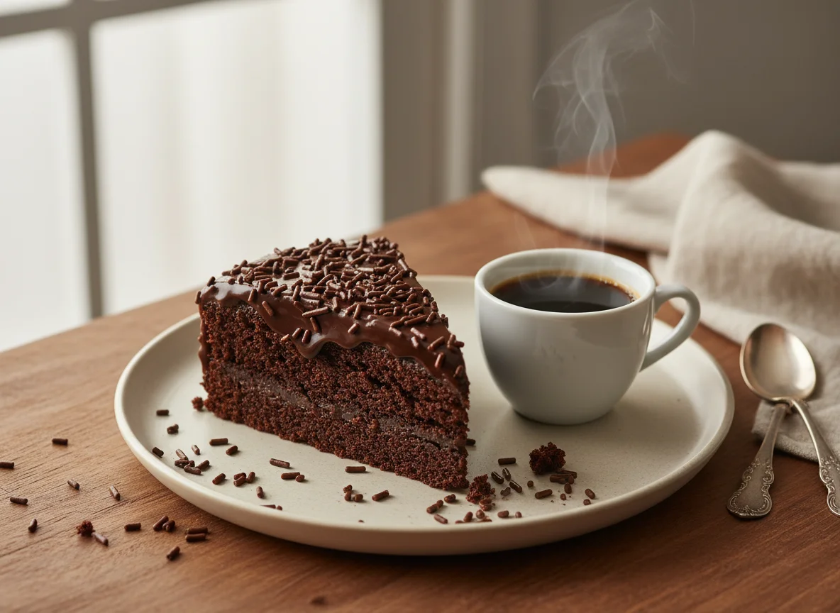 Café com Bolo de Chocolate photo
