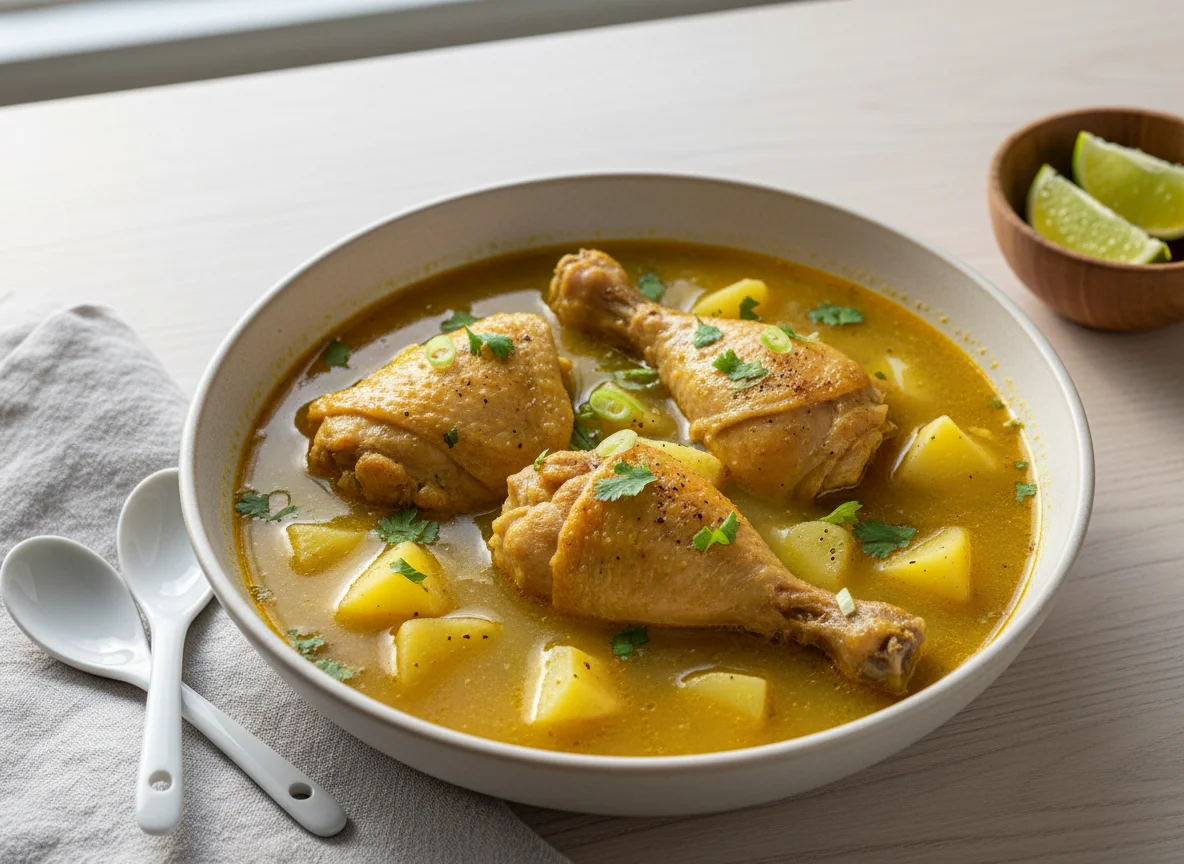 Caldo de Frango com Batata photo