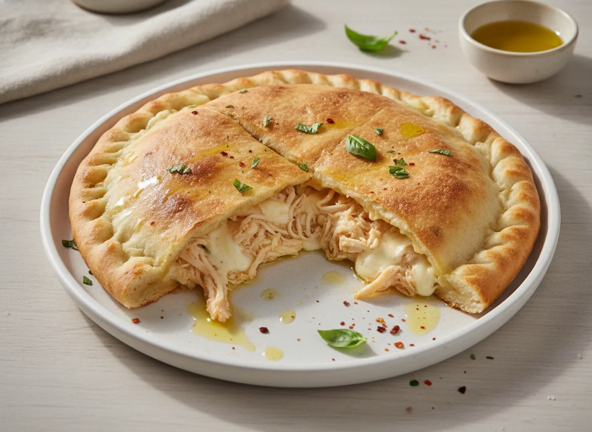 Calzone de Frango com Requeijão photo
