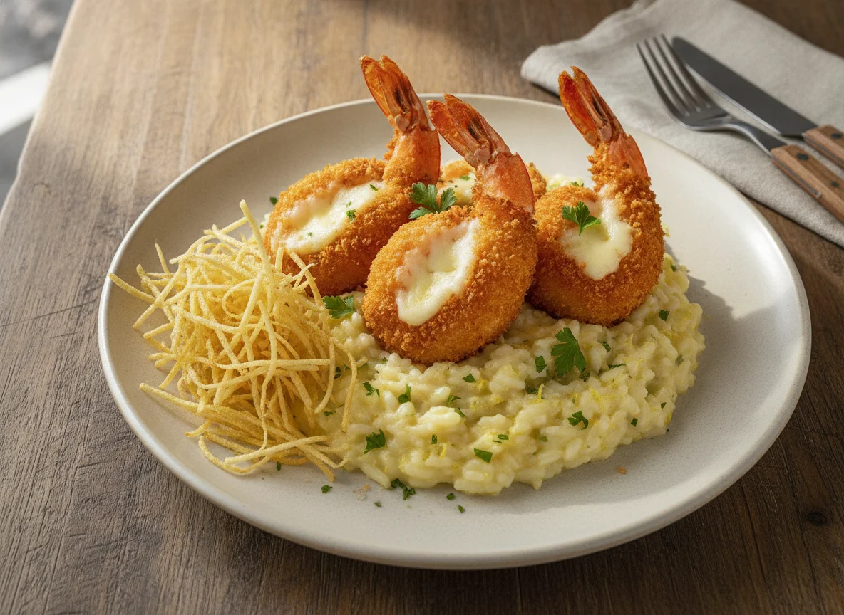 Camarão Siciliano com Risoto de Limão photo