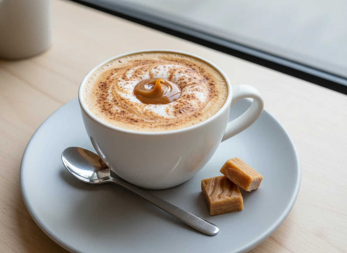 Cappuccino de doce de leite photo