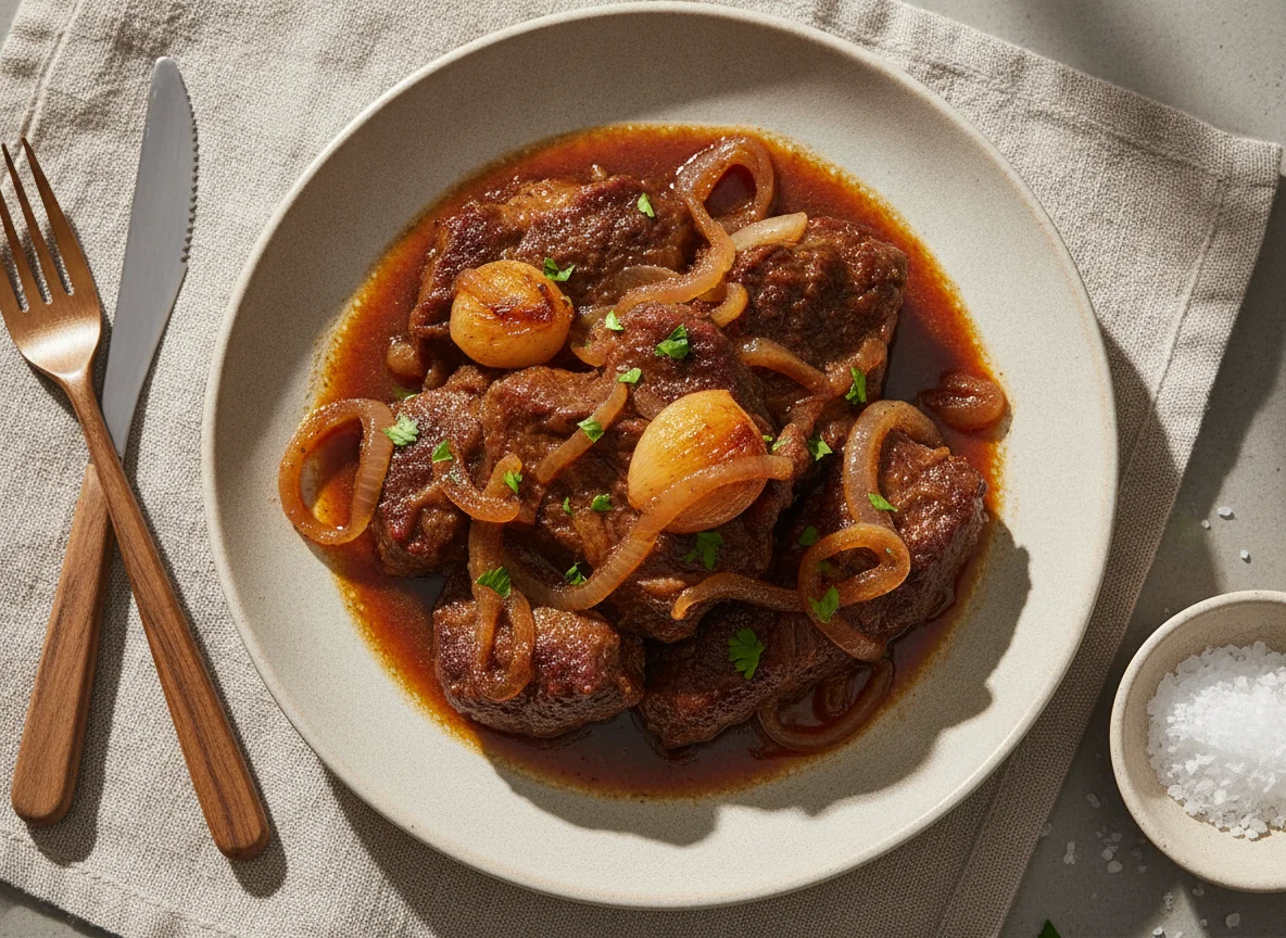 Carne de Panela com Cebola photo