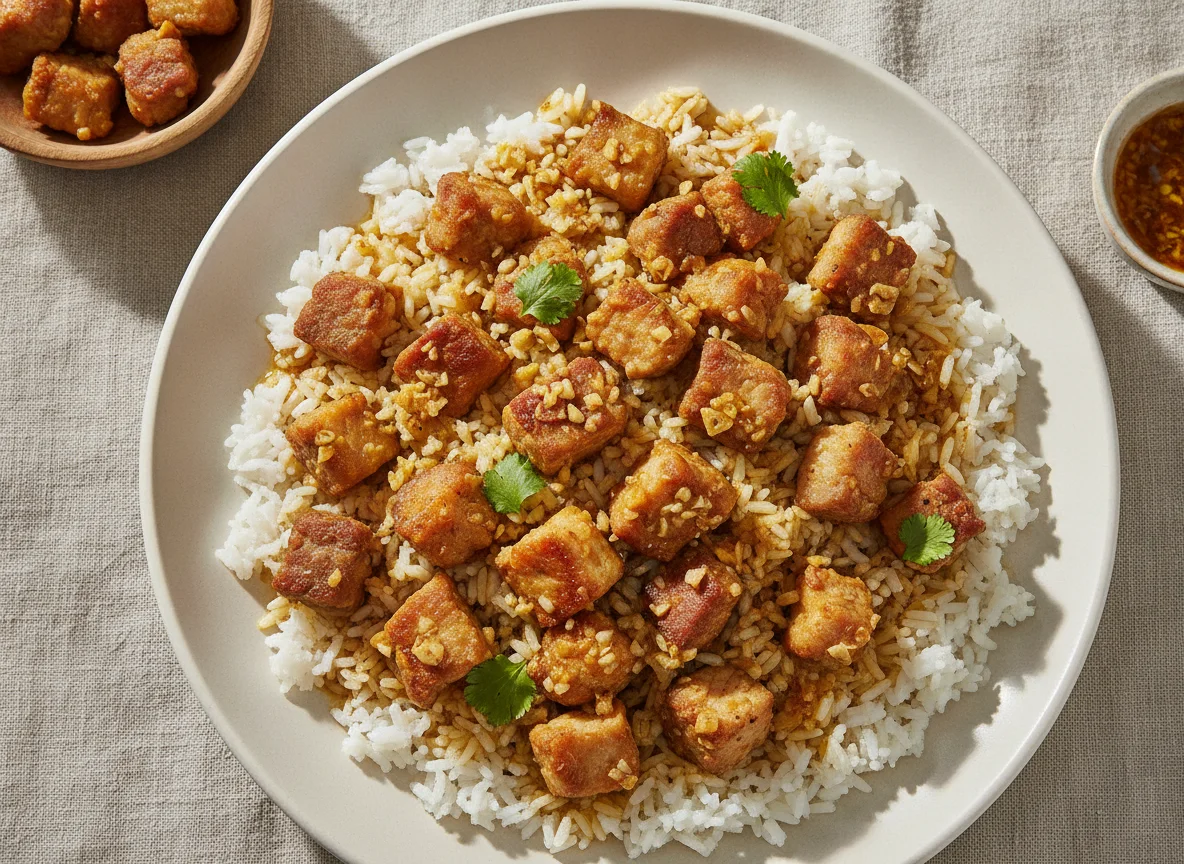 Carne de Porco à Alentejana com Arroz photo