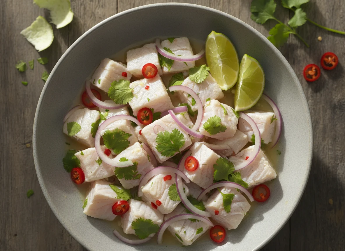 Ceviche de Peixe photo