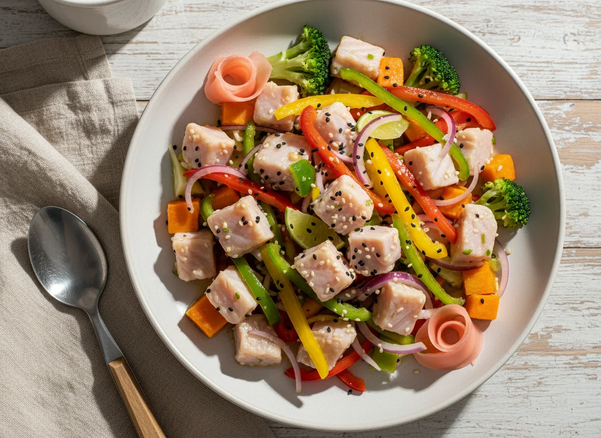 Ceviche de Tilápia com Legumes photo