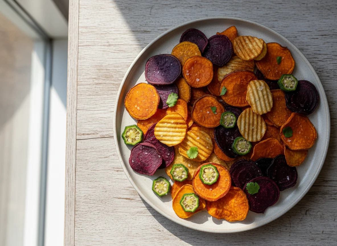 Chips de vegetais photo