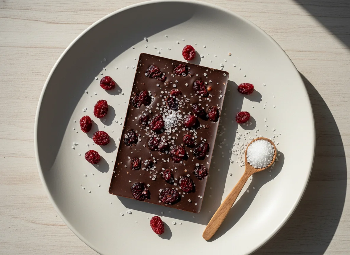 Chocolate 70% Xilitol e Cranberry photo