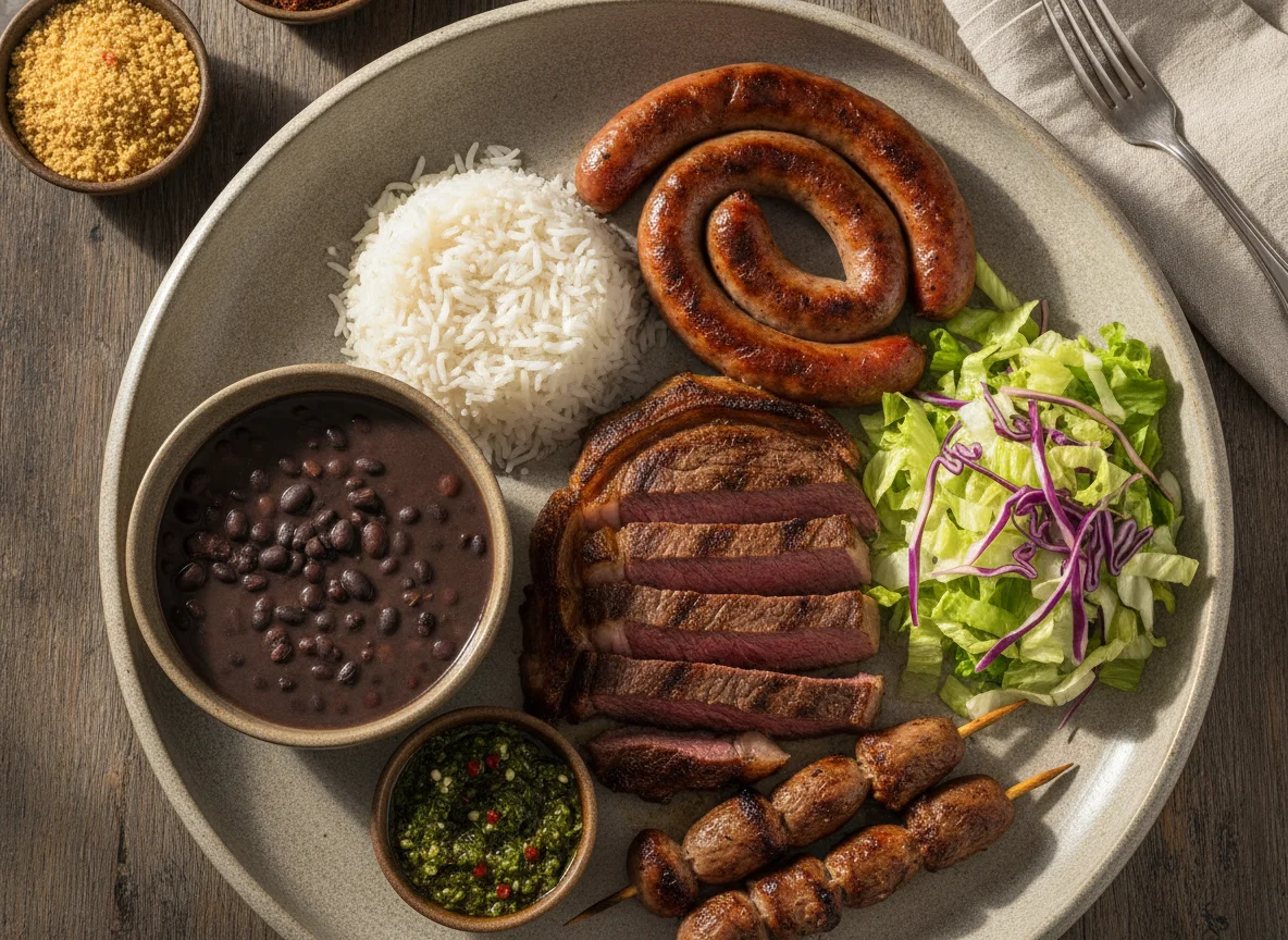 Churrasco Brasileiro com Acompanhamentos photo