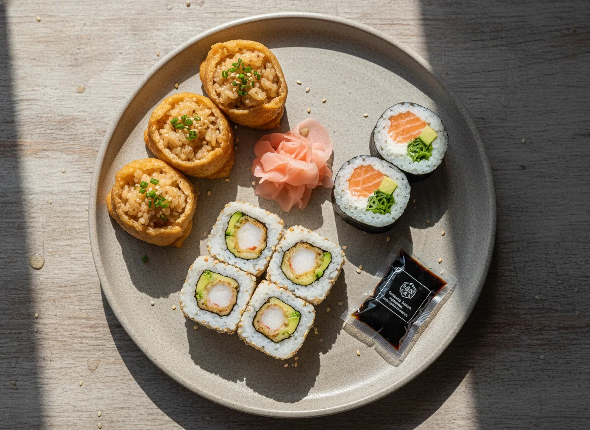 Combinado de Sushi e Inarizushi photo