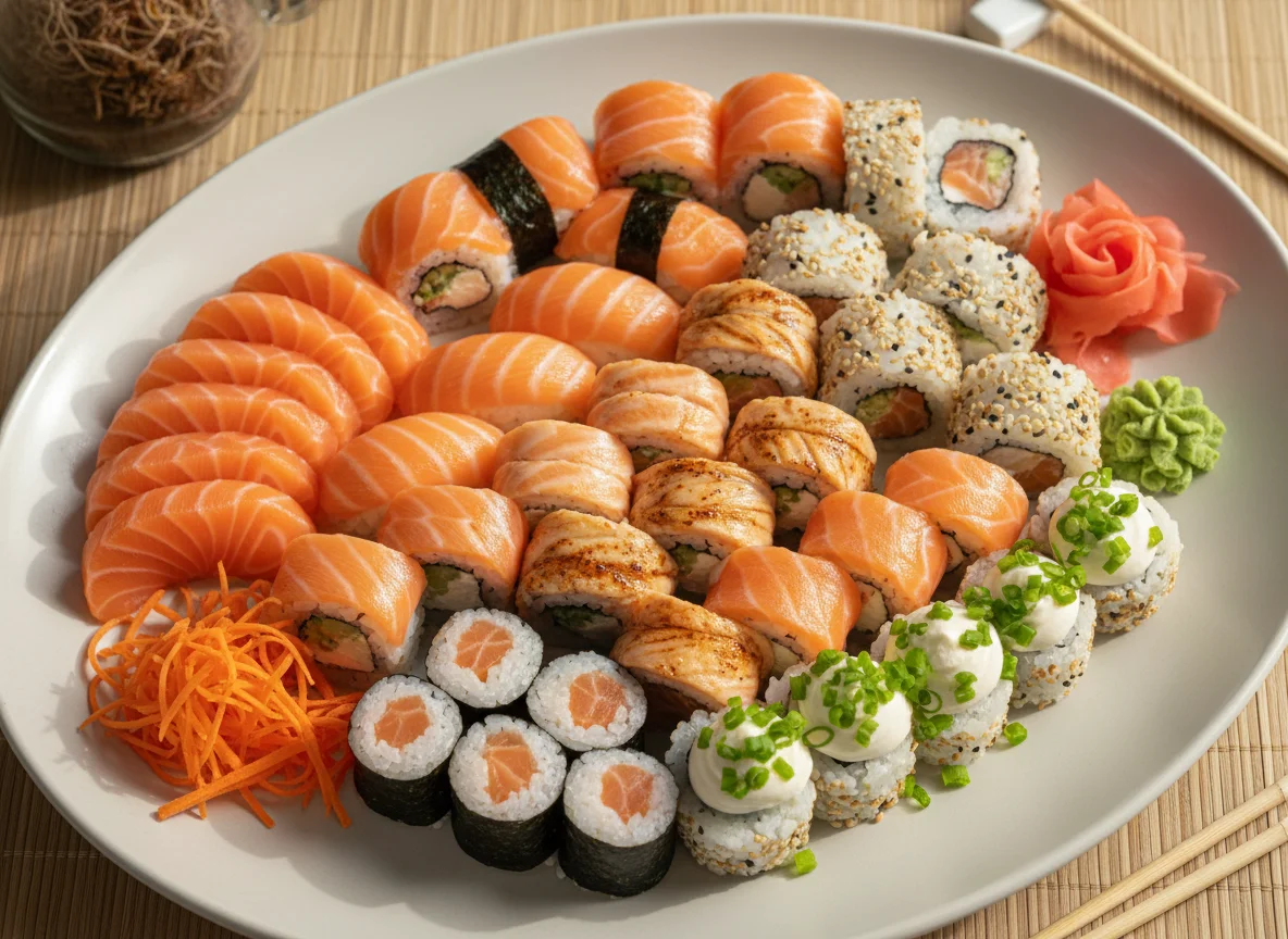 Combinado de Sushi e Sashimi photo