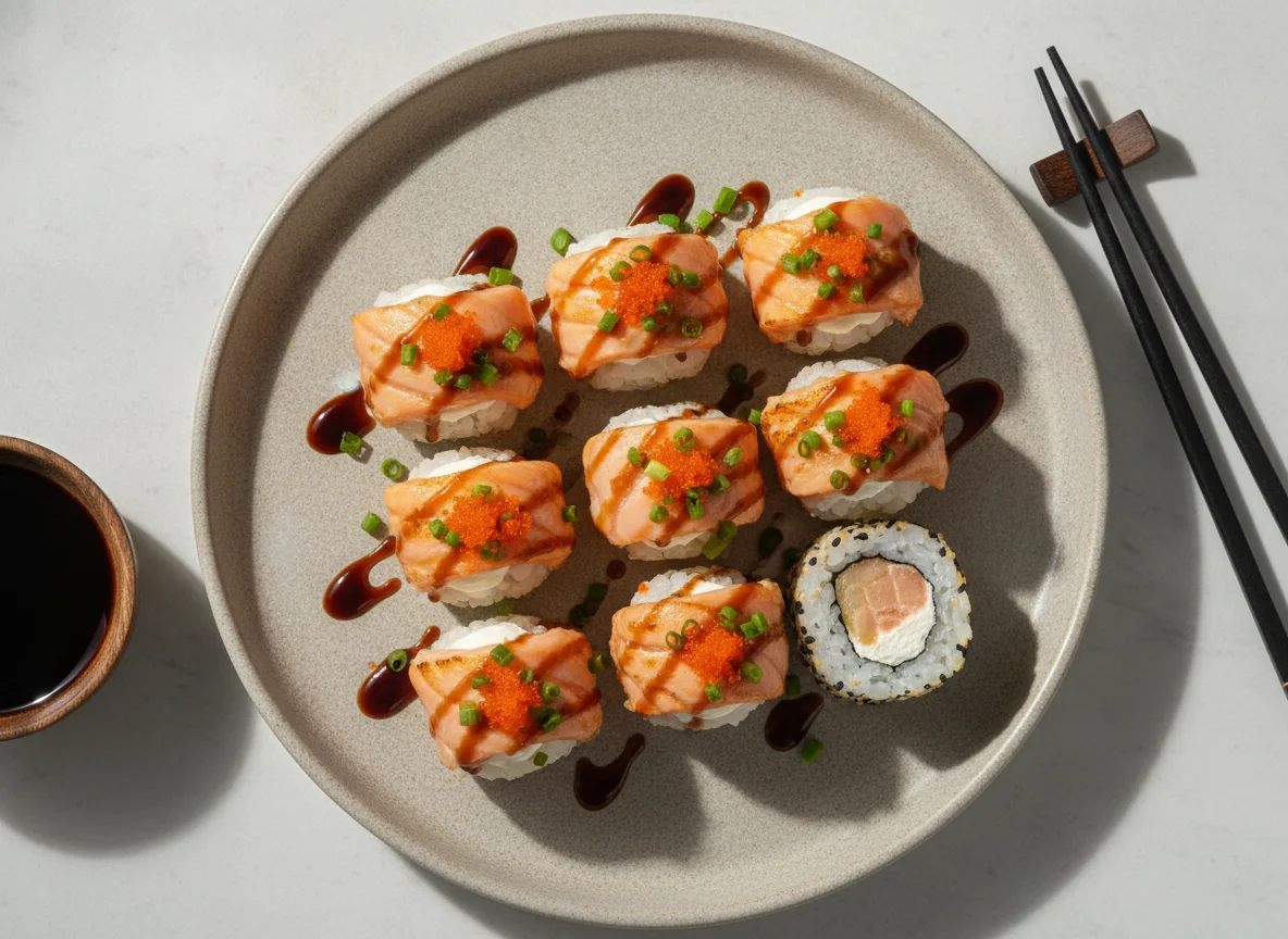 Combinado de Sushi Jojo e Uramaki de Salmão Grelhado photo